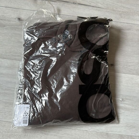 ASOS DESIGN oversized hoodie in dark brown (Seal Brown) XS NWT in packaging - Picture 5 of 7